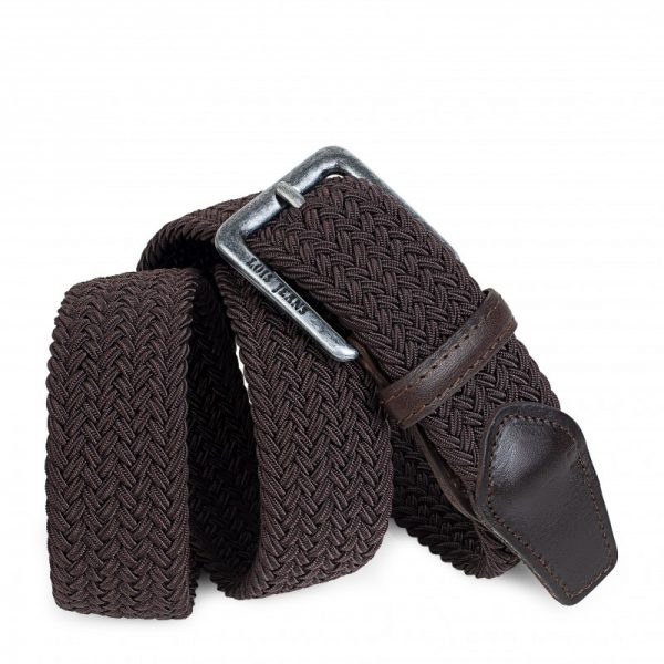 arsamar-21-lois-cinturon-elastico-textil-piel-35mm-marron-oscuro cinturón lois alicess